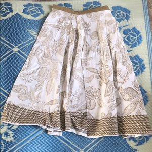 Never used - cotton skirt - lightly embellished